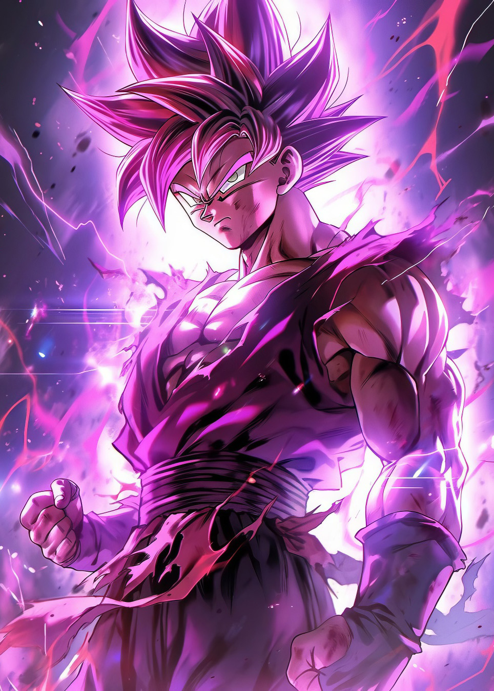 Premium wall picture Super Saiyan