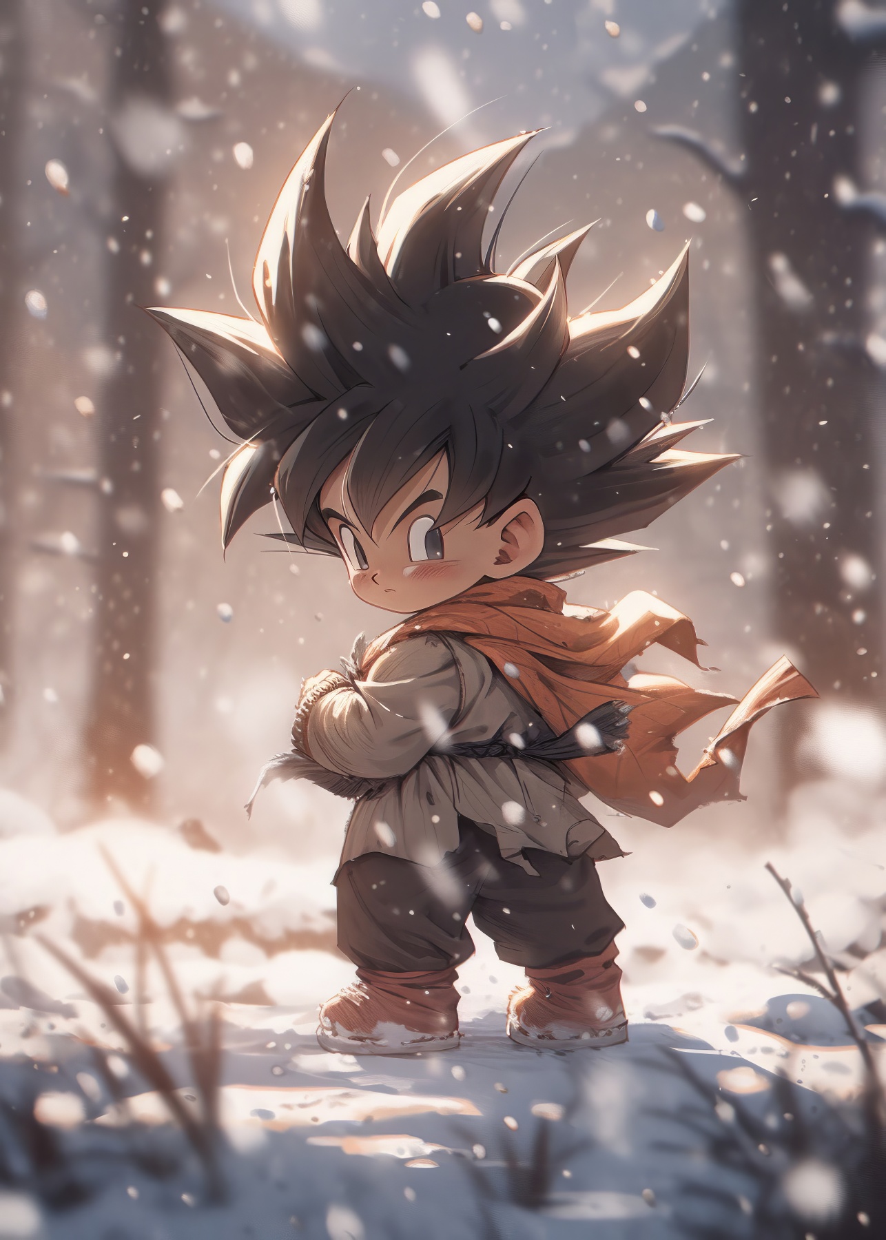 Artistic picture for the demanding - Goku