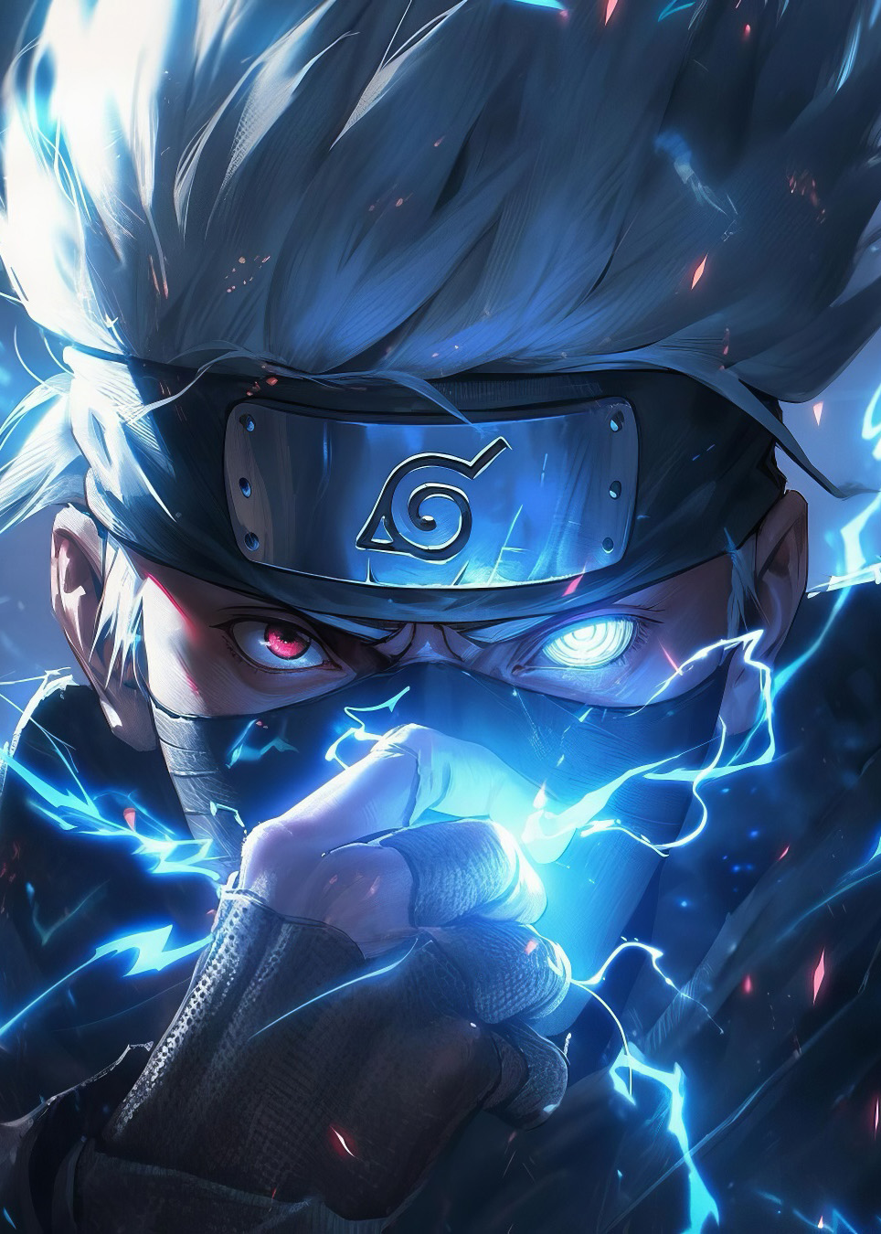 Metal art piece for the wall - Kakashi Hatake