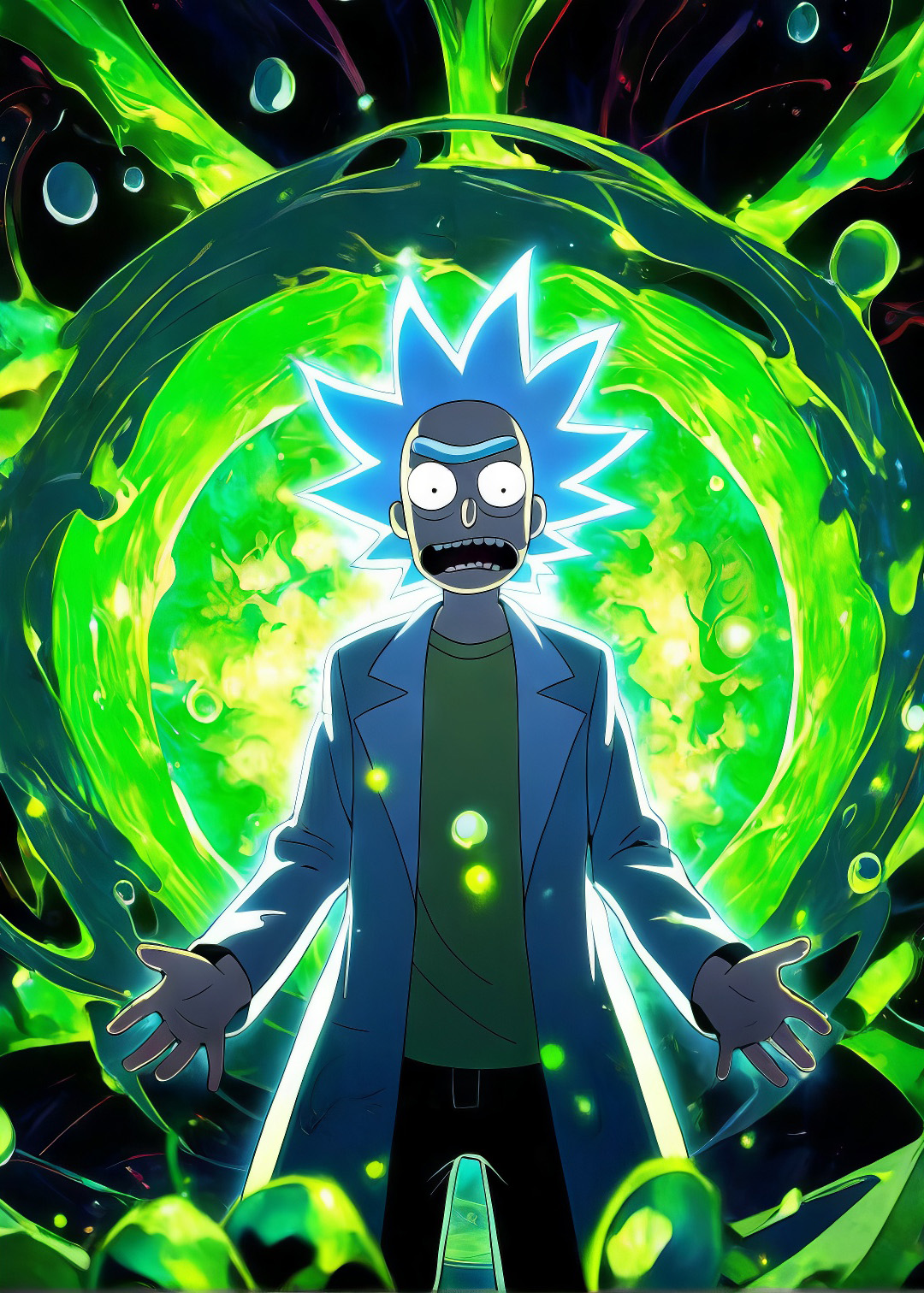 Premium picture with design - Rick Sanchez