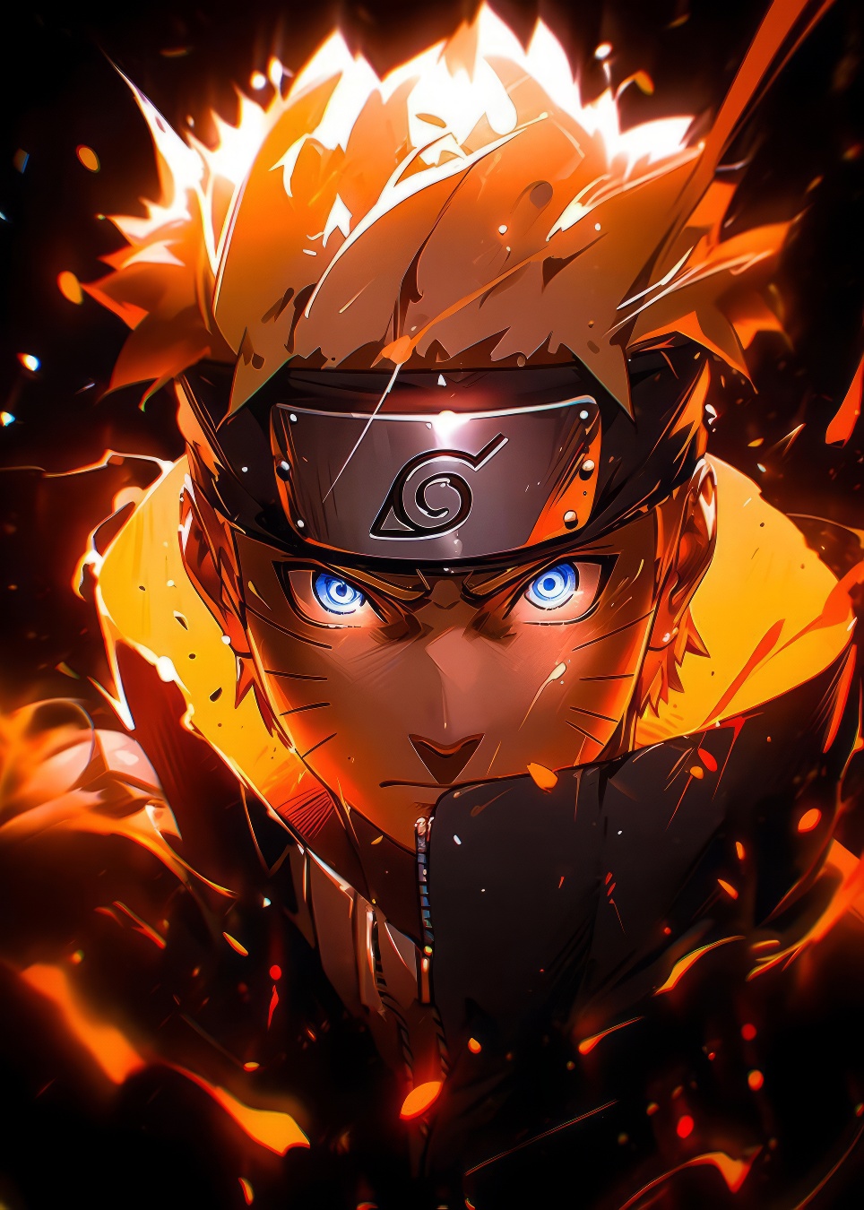 Metal art piece for the wall - Naruto