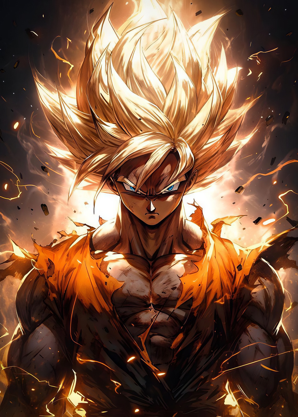 Premium picture with design - Son Goku