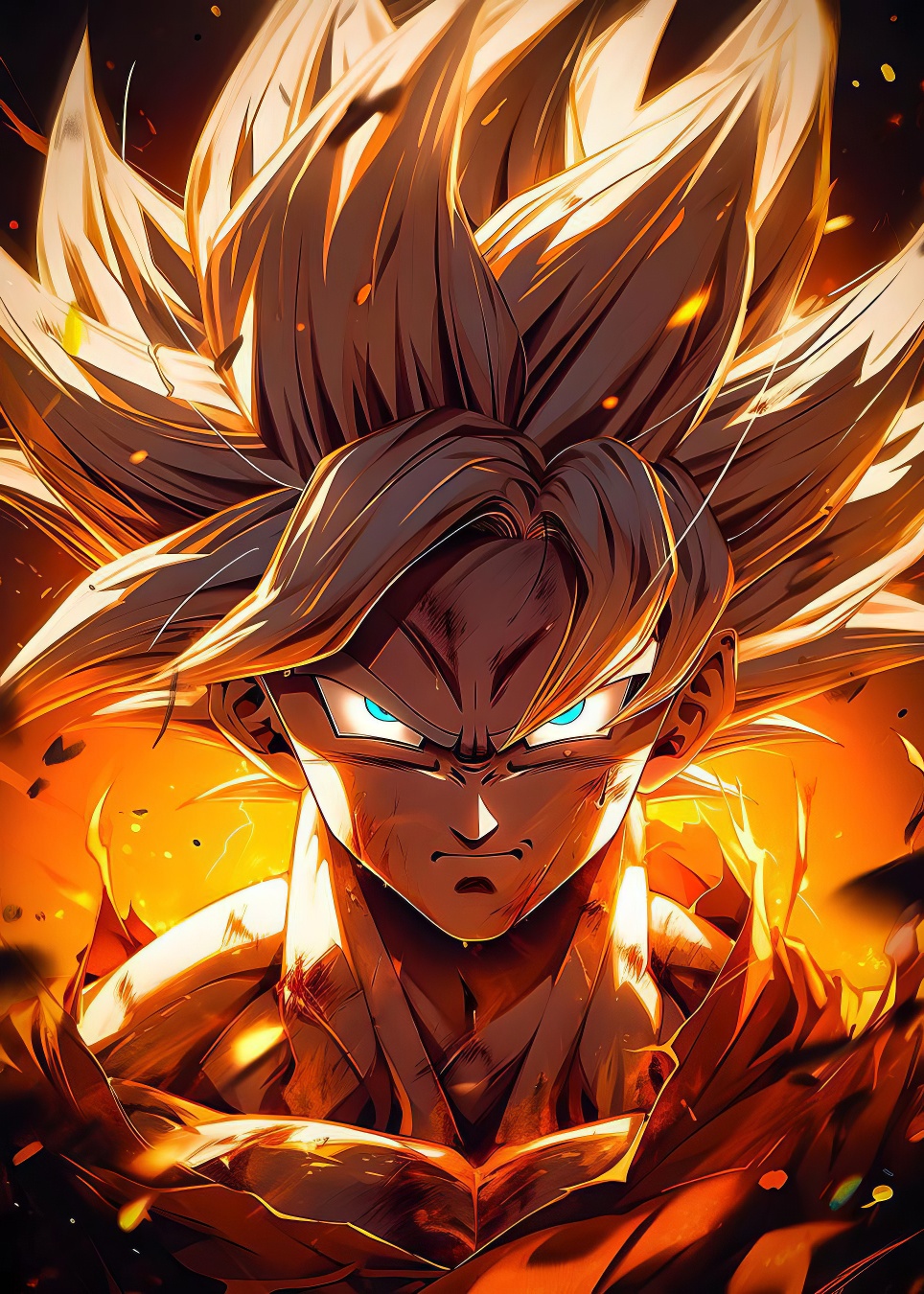 Designer picture - Son Goku for the wall