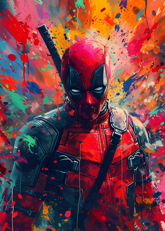 Modern metal picture - Deadpool